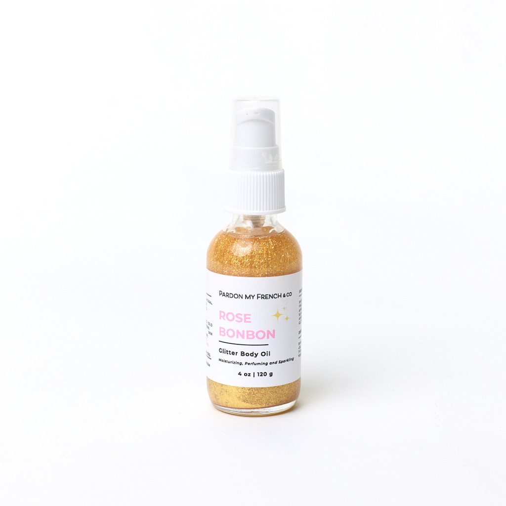 ROSE BONBON | GLITTER BODY OIL