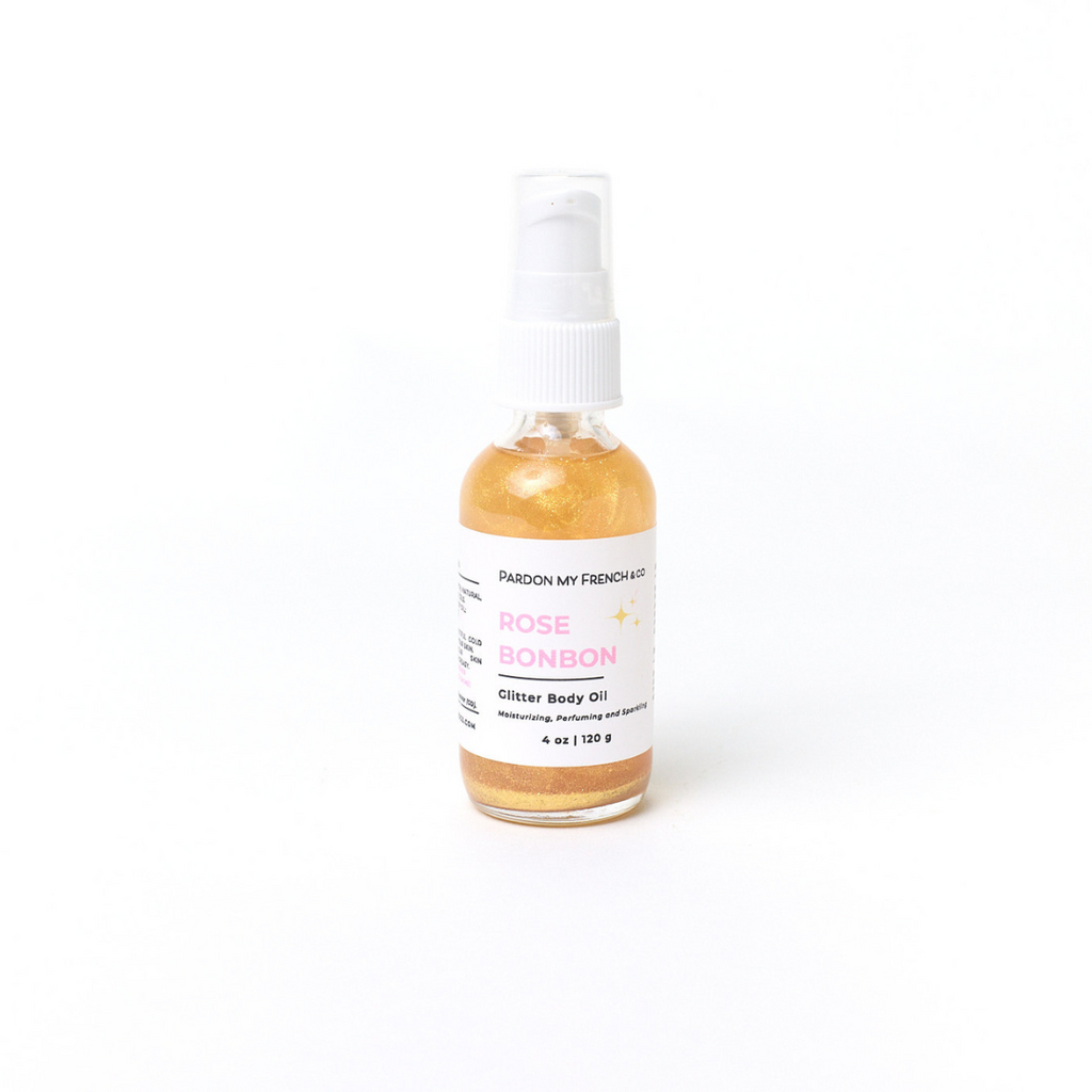 ROSE BONBON | GLITTER BODY OIL
