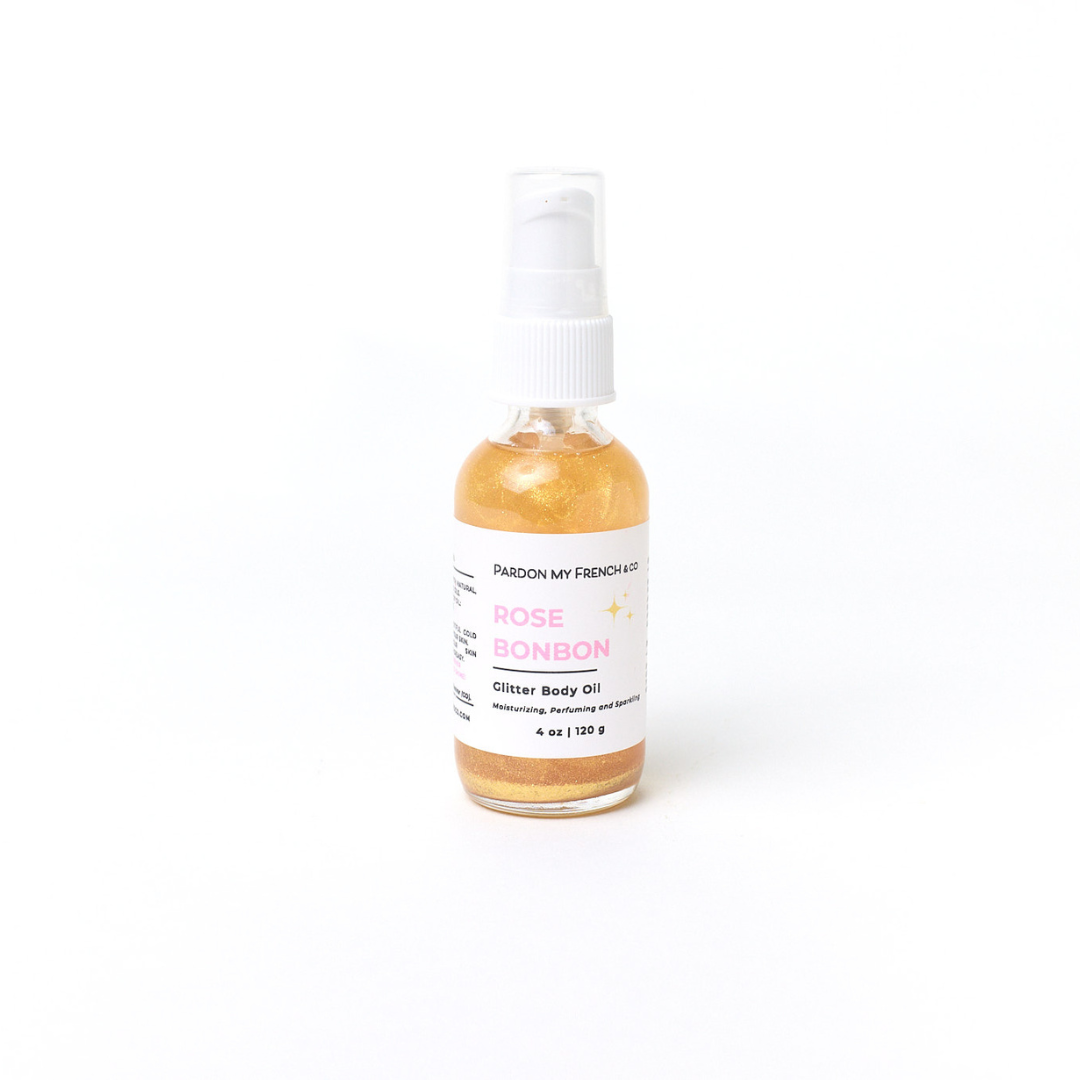 ROSE BONBON | GLITTER BODY OIL