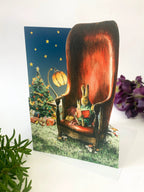 Rabbit Storytime Lasercut Christmas Card by Ash & Rose
