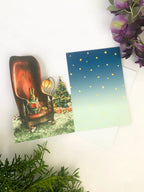 Rabbit Storytime Lasercut Christmas Card by Ash & Rose