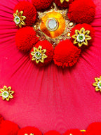 Lari with PomPom Ring & Net Tassels