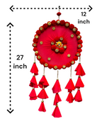 Lari with PomPom Ring & Net Tassels