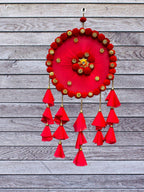 Lari with PomPom Ring & Net Tassels