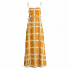 Resort Drawstring Lace-Up Casual Dress [Sizes SM-XL]
