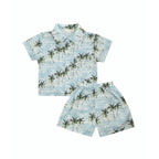 Resorts and Islands Palm Trees Cotton 2pc Set