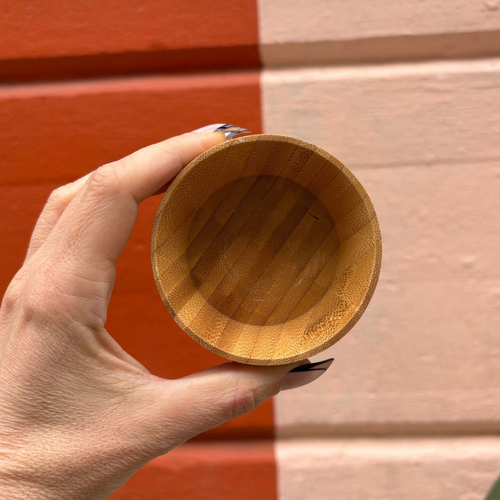 Rise & Shine Ceramic Mug with Bamboo Base