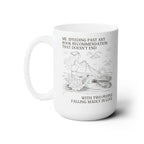 Romance Novel Mug | 15 oz. Silly Bookish Coffee Mug for Romance Reader by The Bullish Store