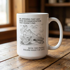 Romance Novel Mug | 15 oz. Silly Bookish Coffee Mug for Romance Reader by The Bullish Store