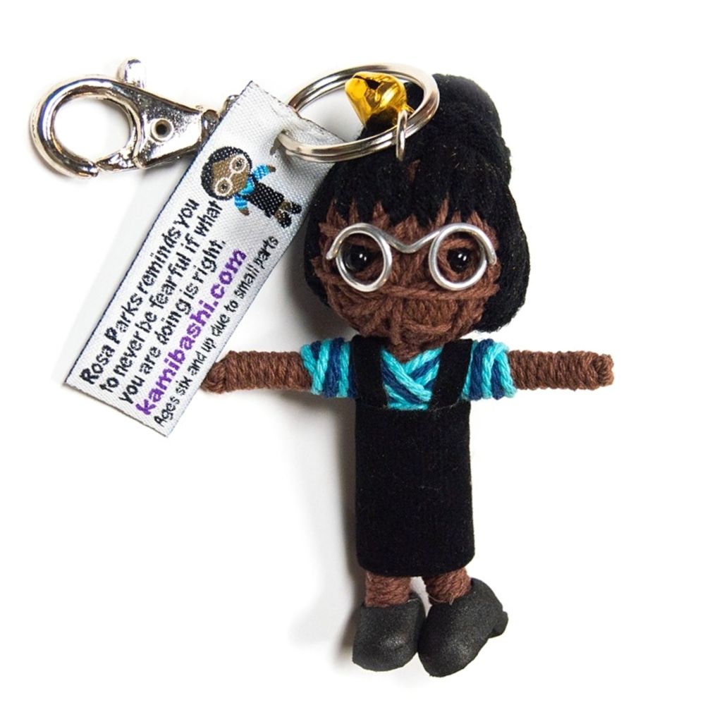 Kamibashi String Doll Keychain - Rosa Parks