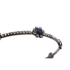 Royal Sapphire Tiara Crown in Blue and Silver | Royalty Crown Party or Bridal Hair Accessory by The Bullish Store