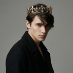 Royalty is Earned Unisex Circular Crown in Gold or Silver | Royalty Crown or Photo Prop Hair Accessory