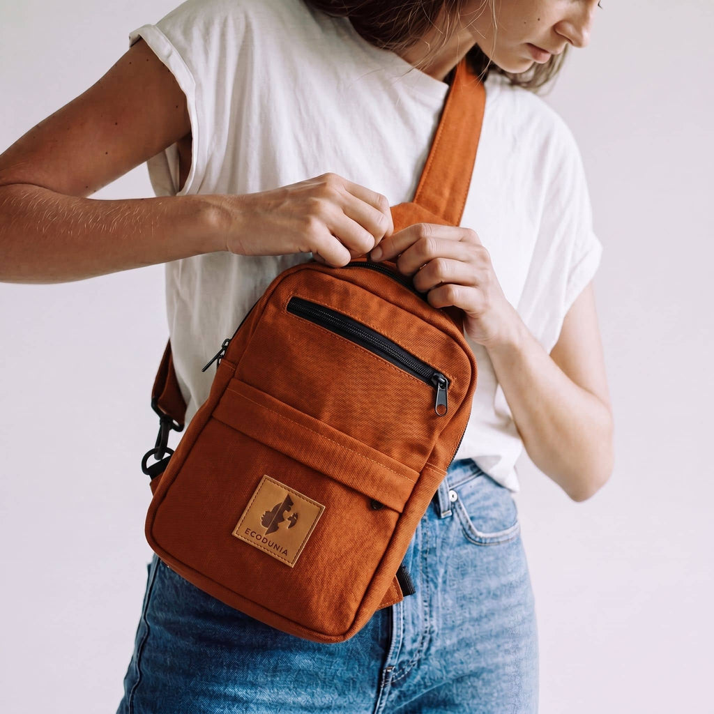 Large Canvas Crossbody Sling Bags |  Umoja