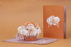 Rustic Flower Basket Pop Up Card by Paper Love