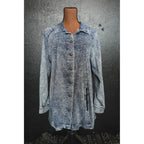 S-2X Hidalgo Falls Denim Jacket with Fringe Details by The Bullish Store