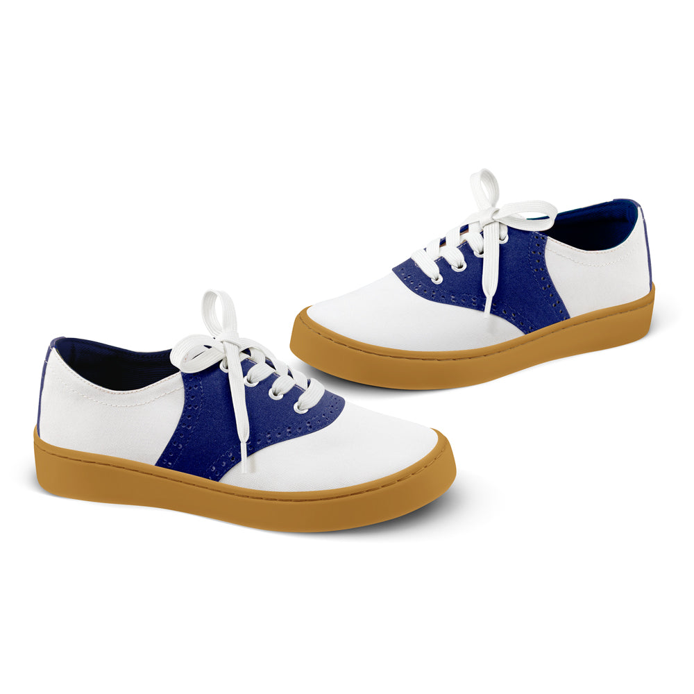 Saddle Blue Casual Sneaker by Hot Chocolate Design