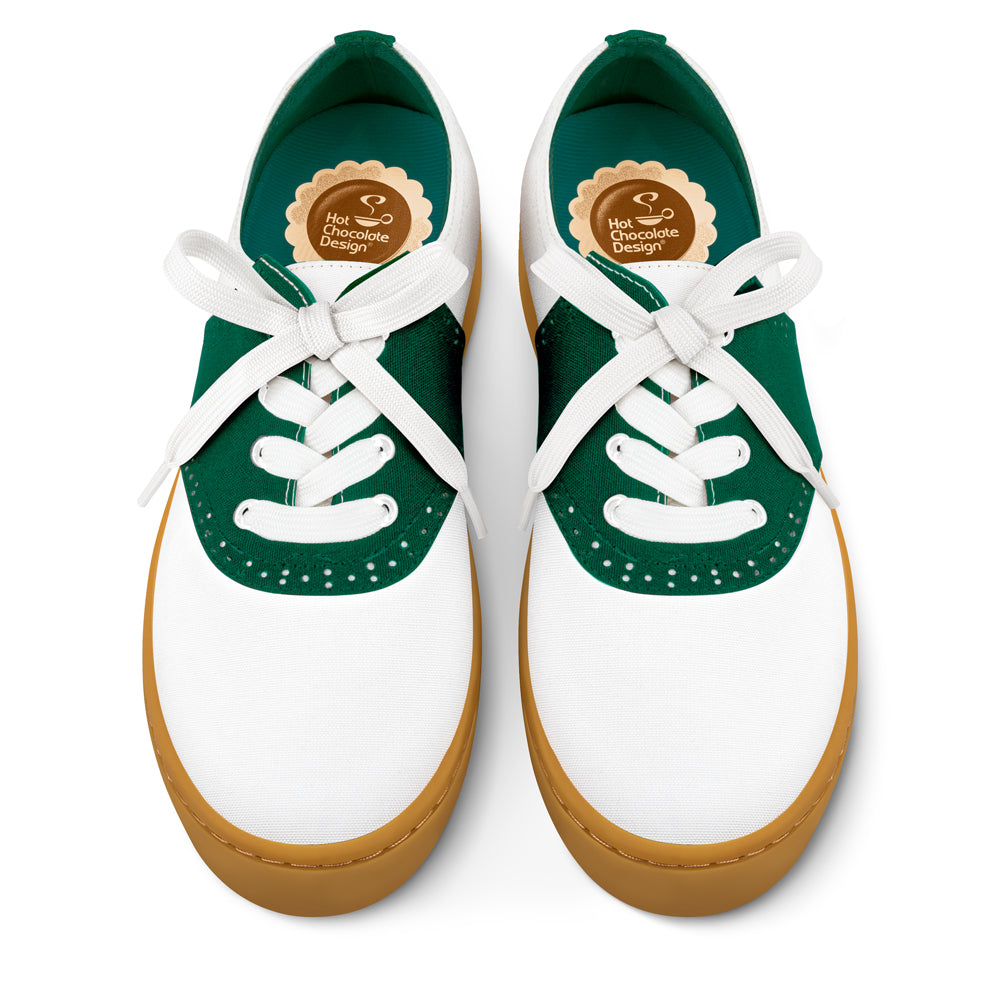 Saddle Green Casual Sneaker by Hot Chocolate Design