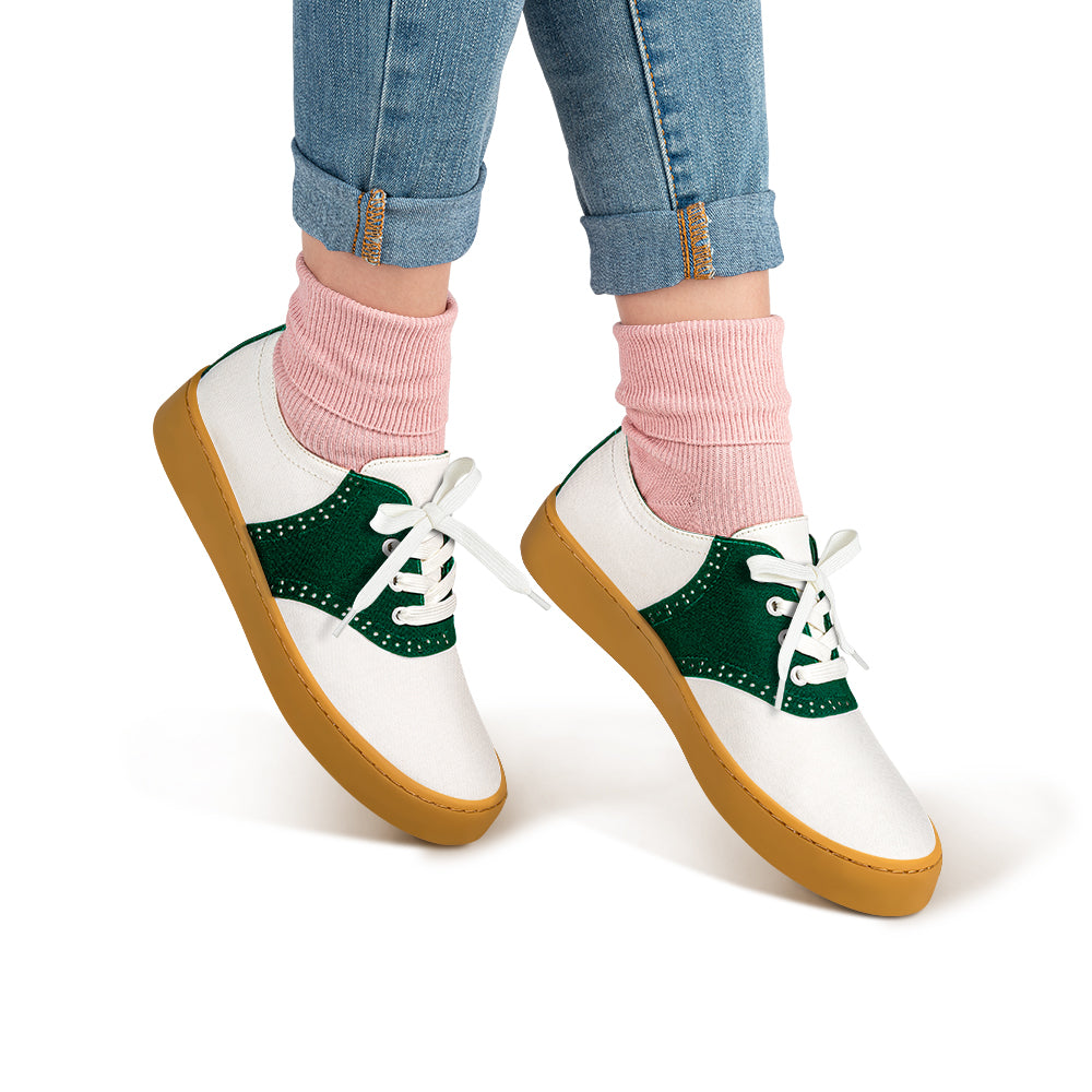 Saddle Green Casual Sneaker by Hot Chocolate Design