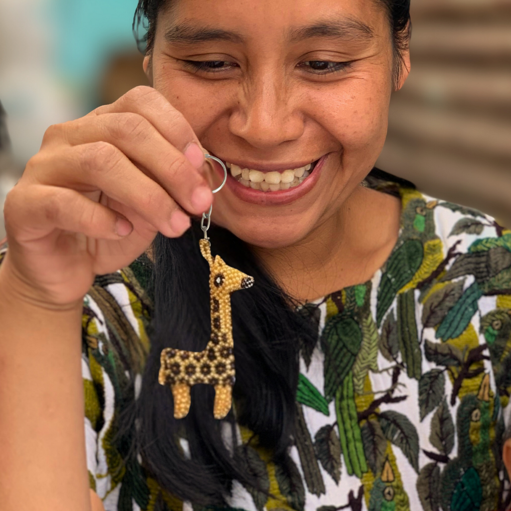 Angel Seed Bead Ornament - Guatemala