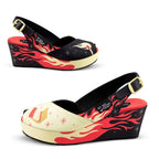 Chocolaticas® She's On Fire Women's Sandal by Hot Chocolate Design