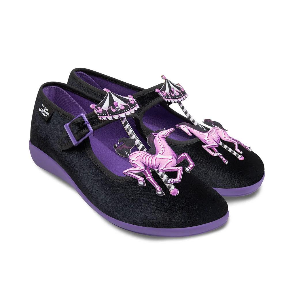 Chocolaticas® Spectral Ride Women's Mary Jane Flat by Hot Chocolate Design