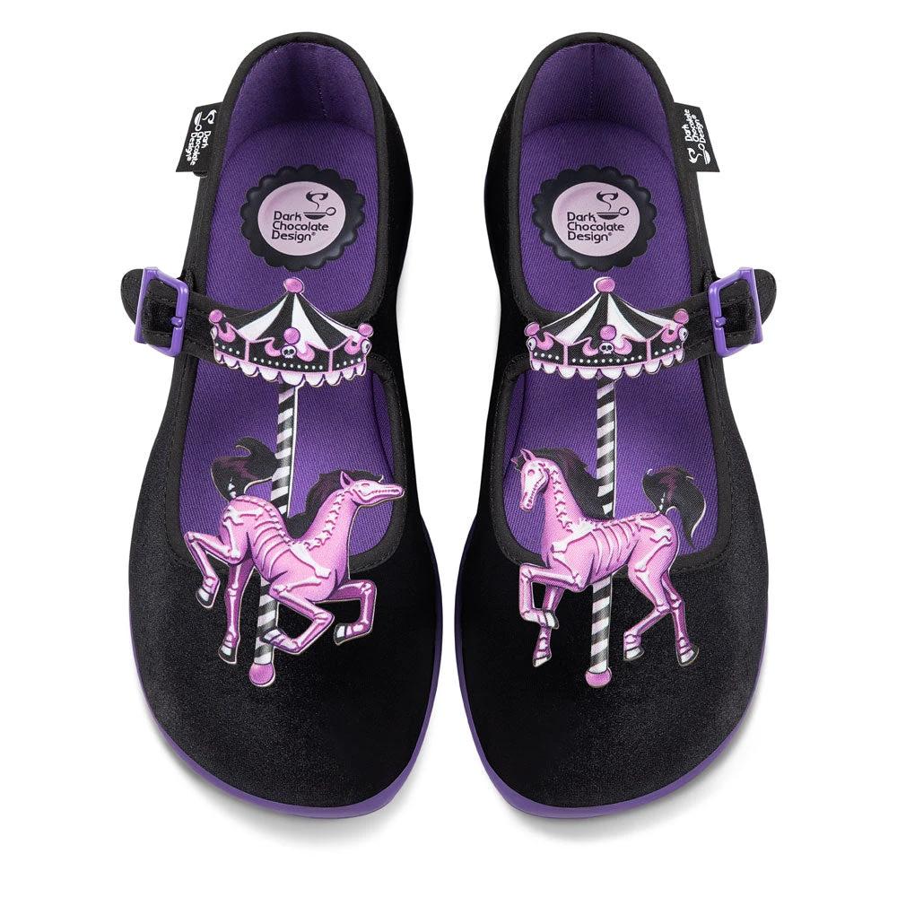 Chocolaticas® Spectral Ride Women's Mary Jane Flat by Hot Chocolate Design