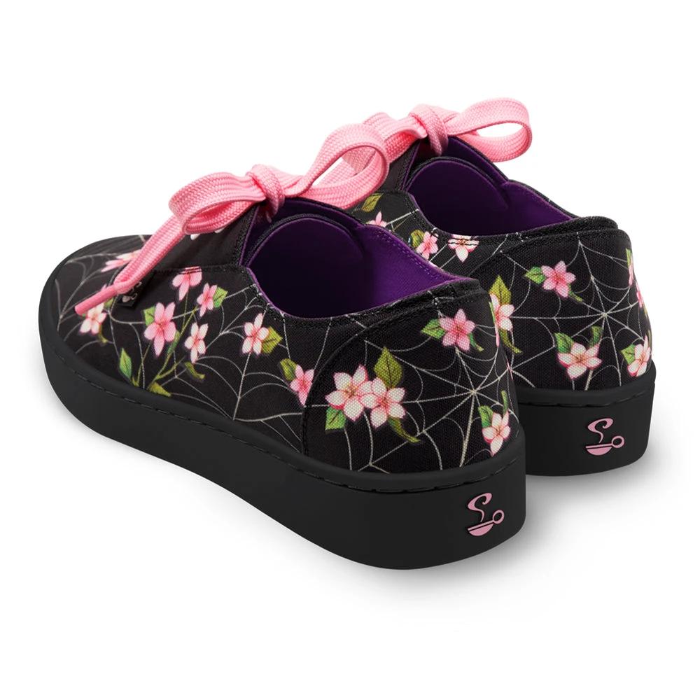 Spider Blossom Casual Sneaker by Hot Chocolate Design