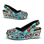 Chocolaticas® Stained Roses Women's Sandal by Hot Chocolate Design