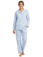 Womens 100% Cotton Poplin Pajama Set