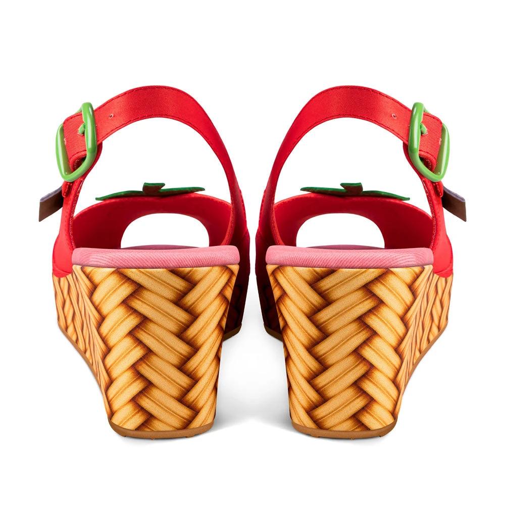 Chocolaticas® Strawbella Women's Sandal by Hot Chocolate Design