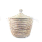 White Floor Basket