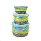 Modern Storage Basket Set - Coastal Blues