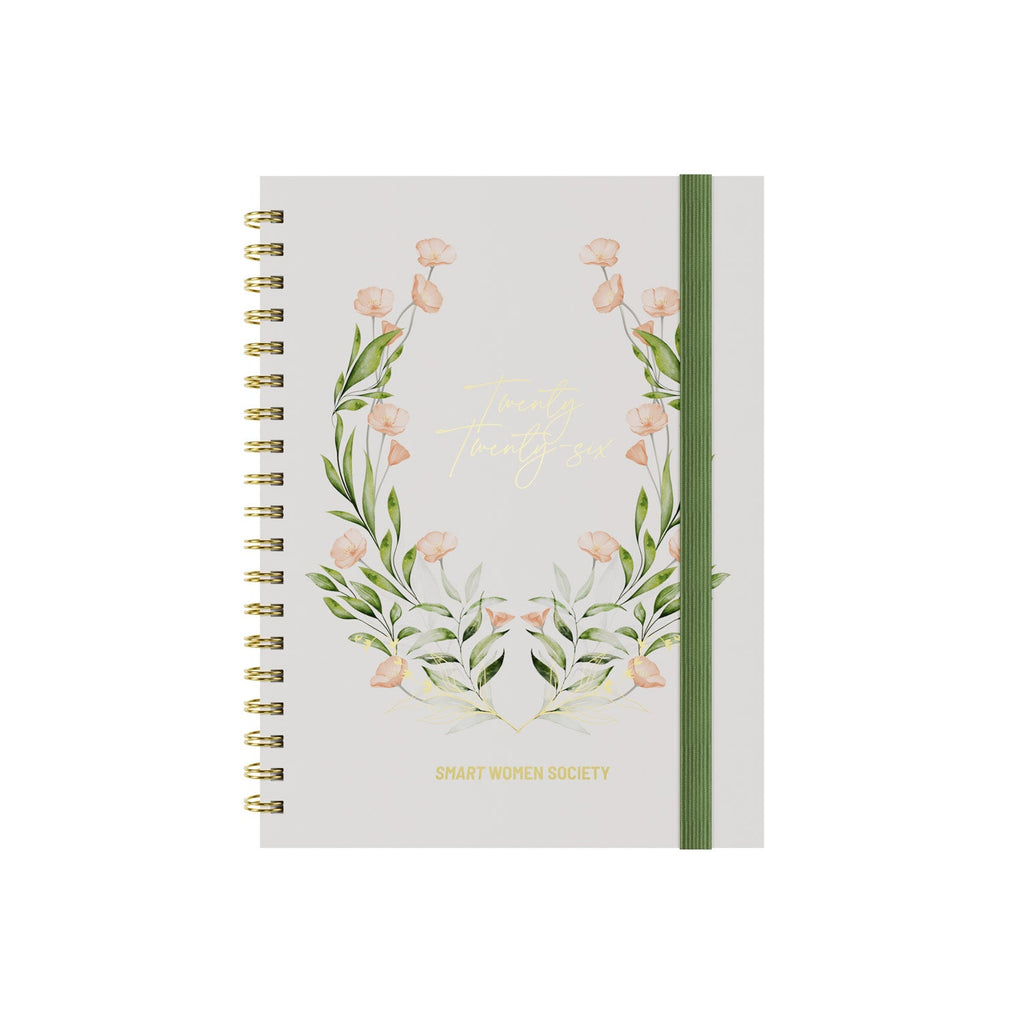 Smart Women Society - B5 Week-to-View - 2026 Calendar Year Diary/Planner - Beige