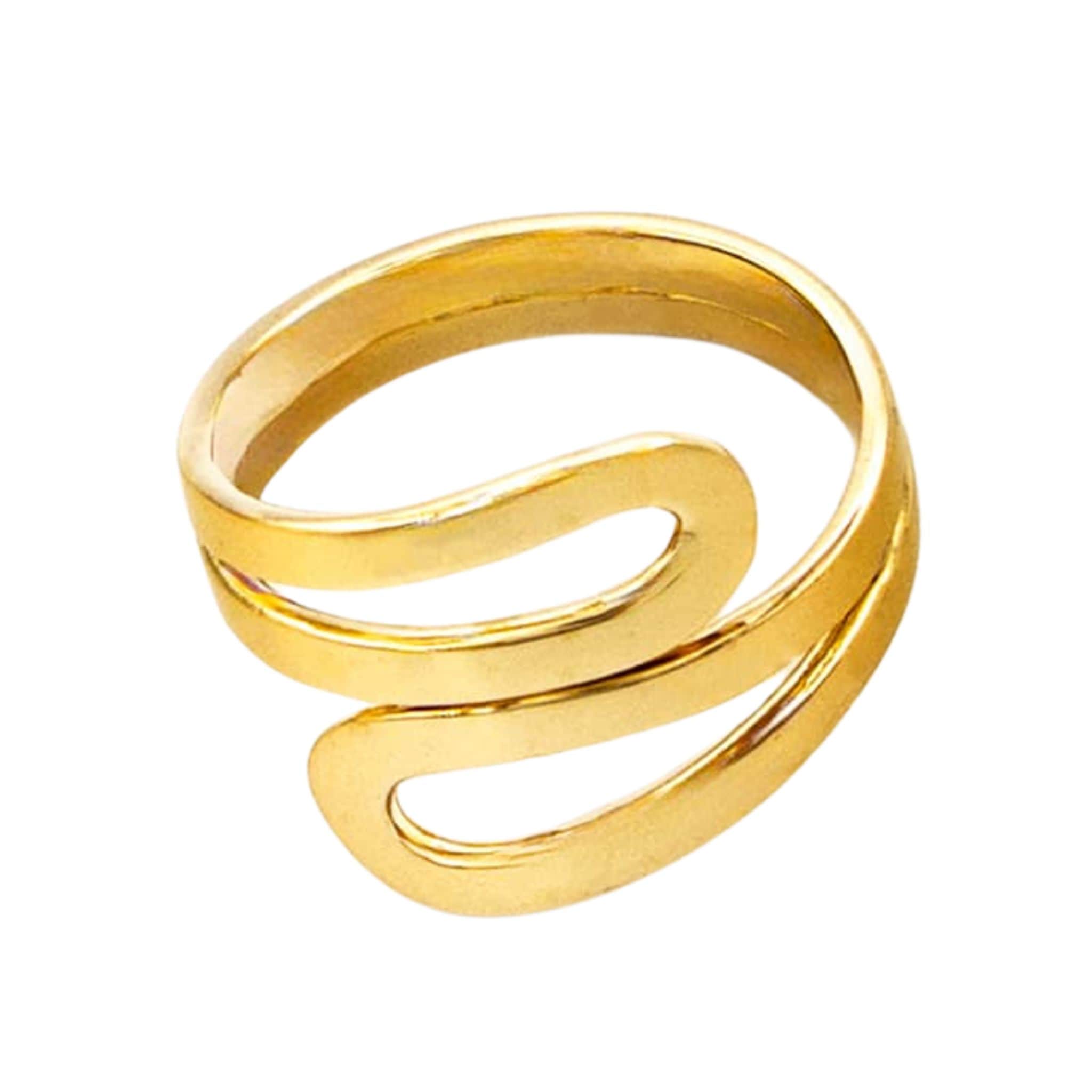 Sai Adjustable Wrap Ring Unisex, Statement Jewelry