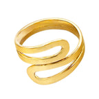 Sai Adjustable Wrap Ring Unisex, Statement Jewelry