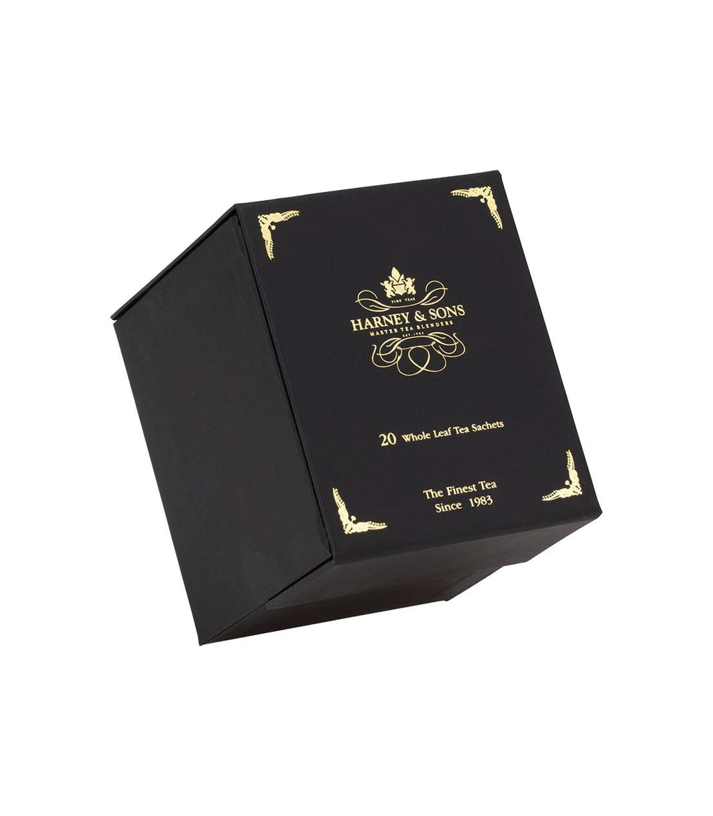 Harney Heritage – Wrapped Sachet Sampler Black Box by Harney & Sons Fine Teas