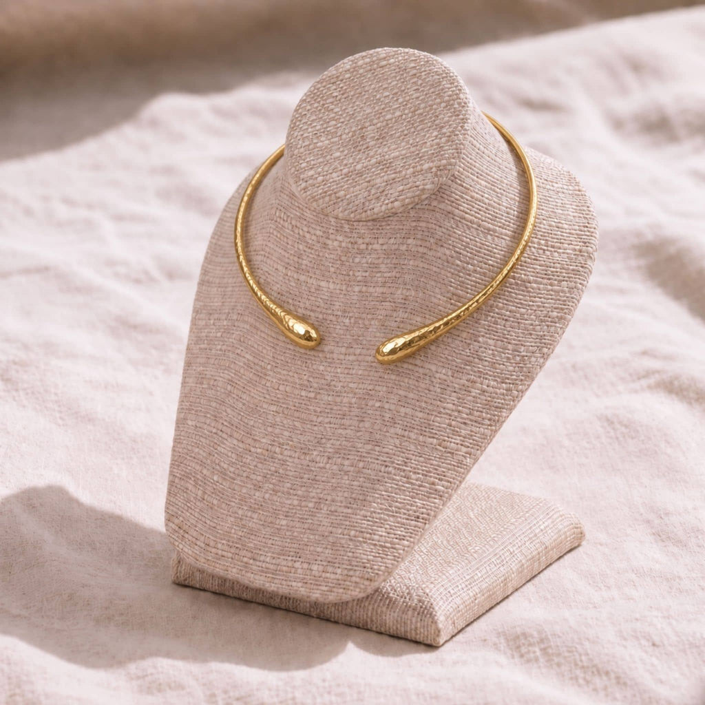 Sana Hammered Adjustable Cuff Choker