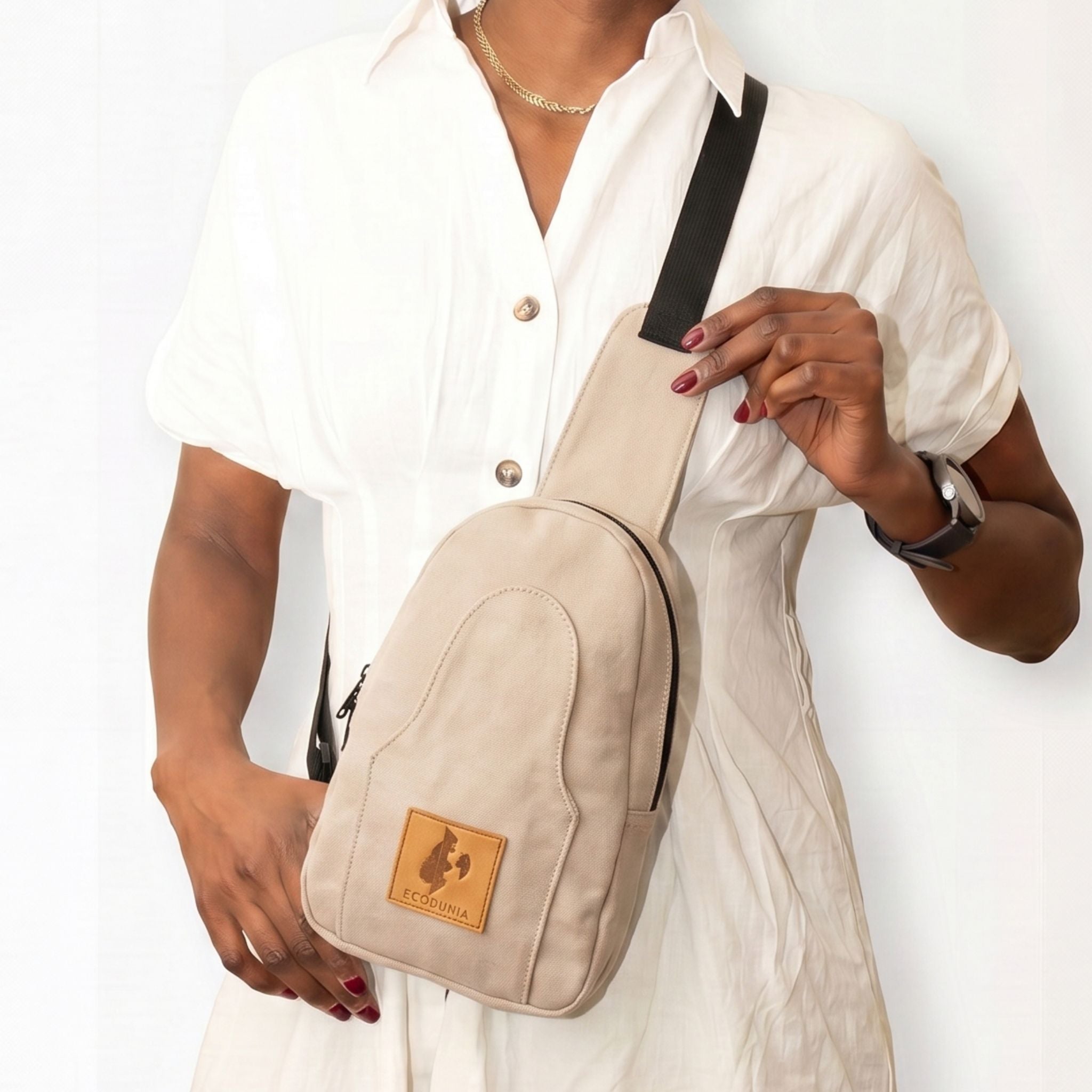 Small Canvas Sling Bag for Women & Men - Buru