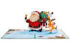 Santa and Friends Pop Up Card by Paper Love