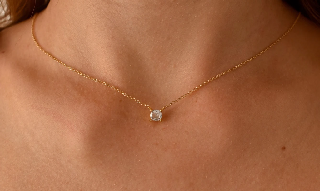 "Belle" Necklace - CZ Collection by Petals and Keepsakes