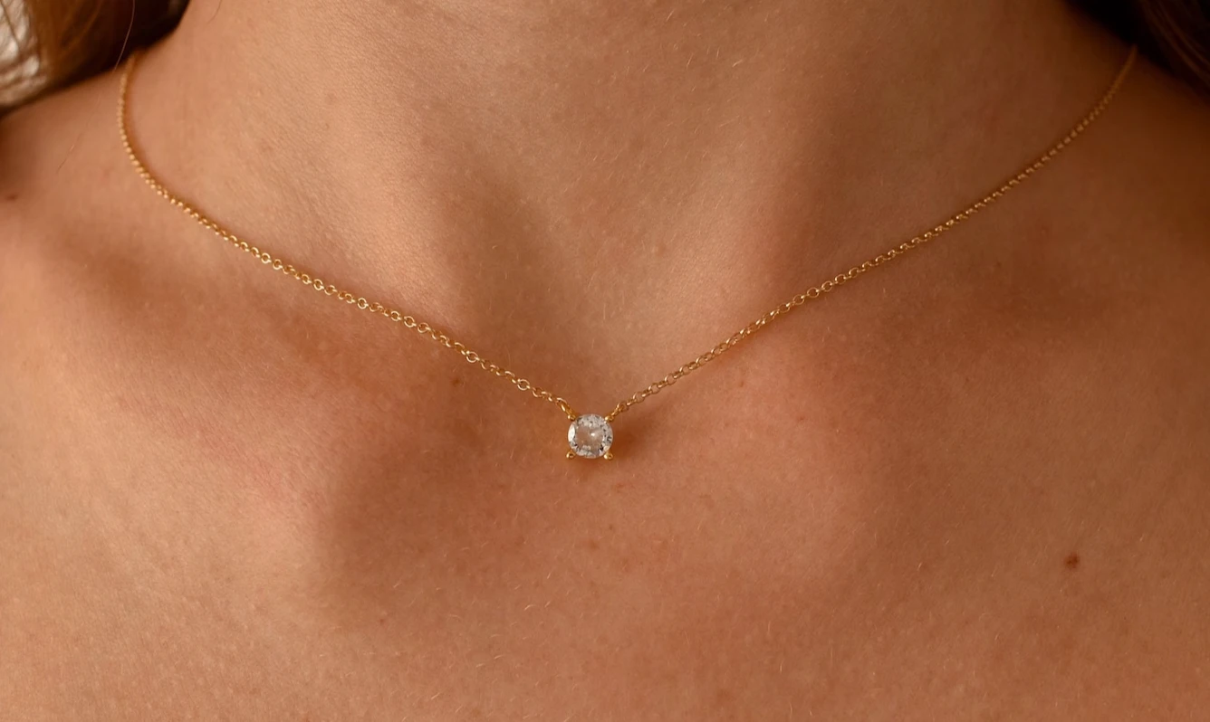 "Belle" Necklace - CZ Collection by Petals and Keepsakes