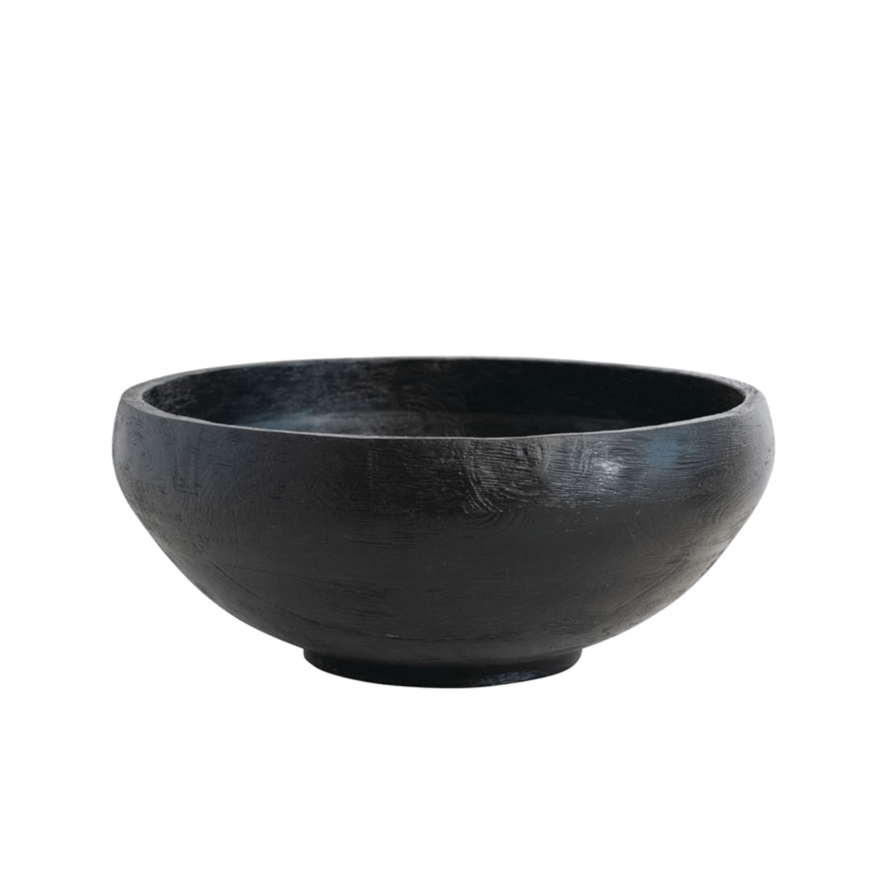 Combed Mango Wood Bowl,