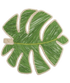 Monstera Leaf Handwoven Iraca Placemat by MacondoForever