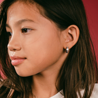Paisley Chunky Huggie Hoop Earrings by Oh Clementine