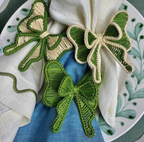 Bow Tie Handwoven Iraca Napkin Ring by MacondoForever