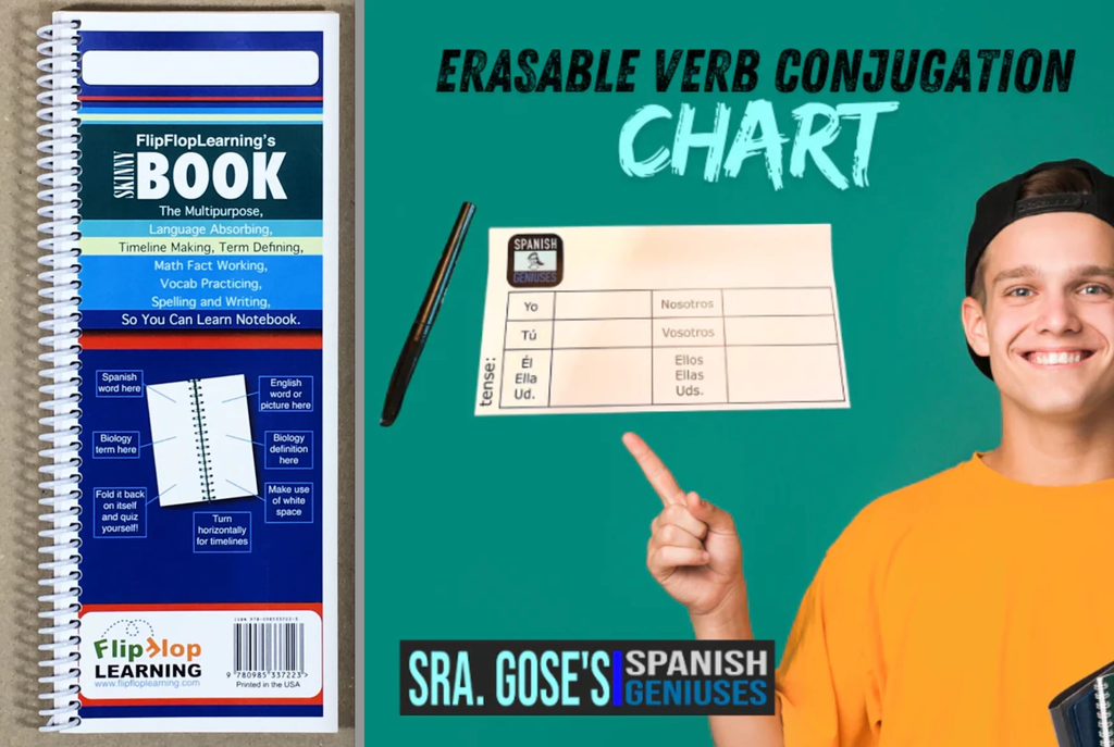 Spanish Geniuses Guide Book Level 2 by Flip Flop Spanish & Spanish Geniuses