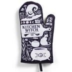 Set of 2 Kitchen Witch Oven Mitt | Pot Holders Hanging Oven Gloves Set by The Bullish Store