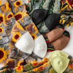Sheer Plant Lover Socks in 5 Nature-Inspired Styles [Fits Size 5-9]