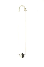 Balanced Geometry Necklace - Black by Fair Anita