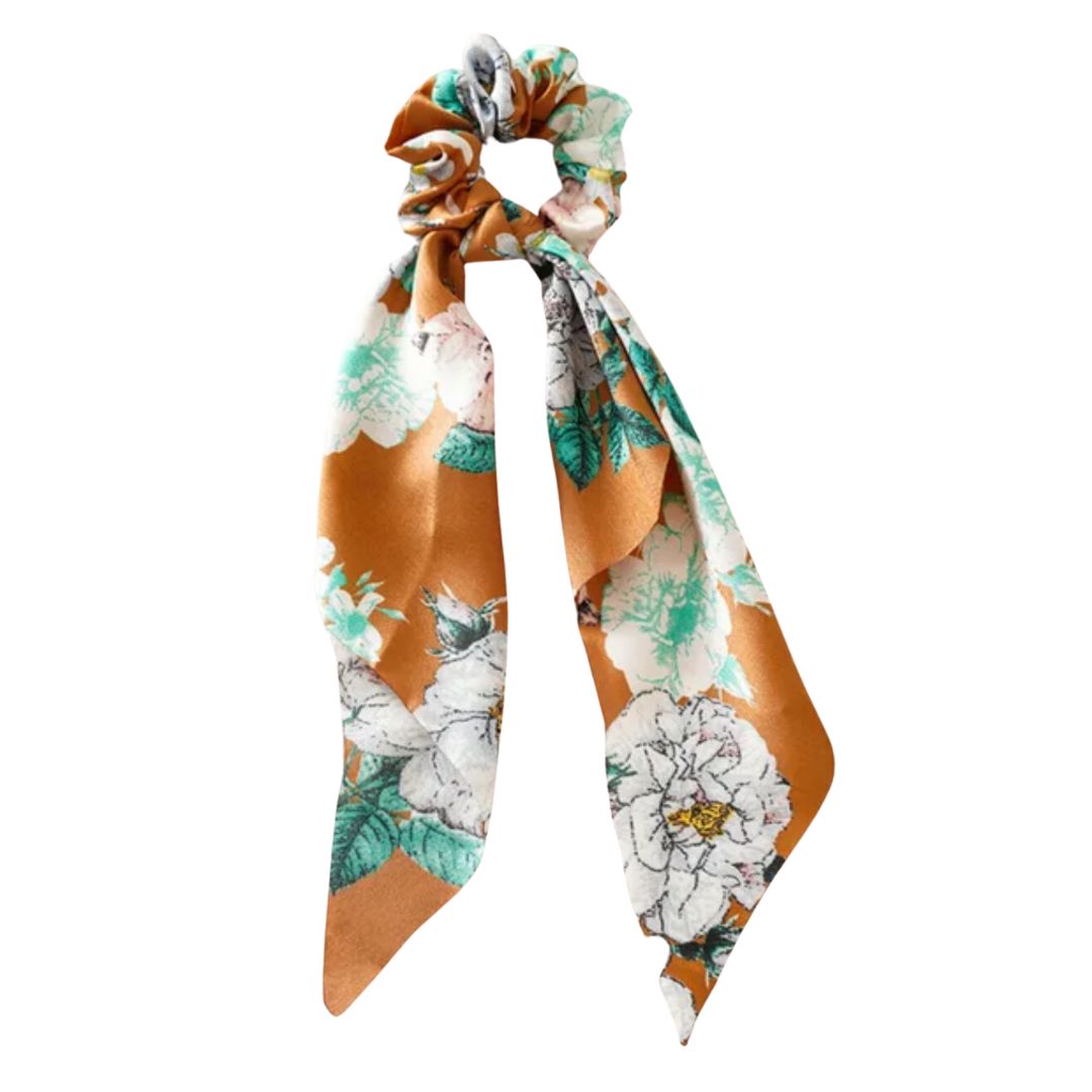 Silky Scarf Pony Holder (13 Color Options) | Scrunchie Hair Accessories